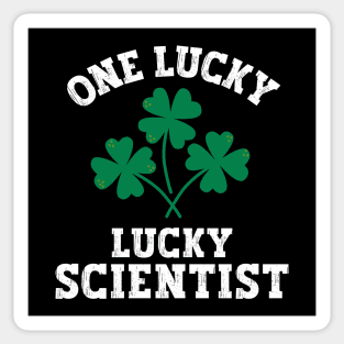 One lucky scientist Sticker